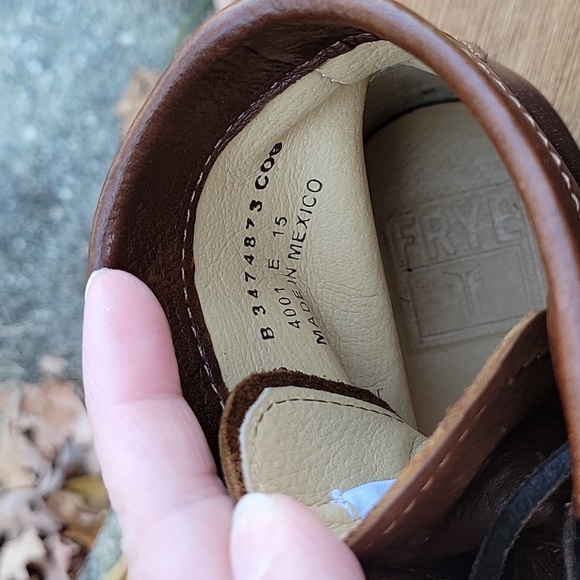 NWOB Frye Tyler lace-up boots size 5.5/6N - Picture 9 of 14